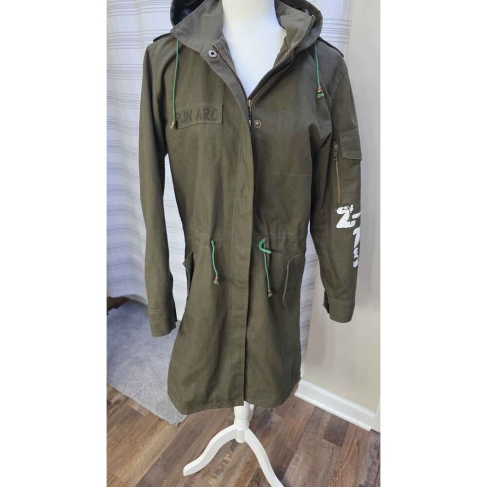 Zara Olive Green Parka Jacket